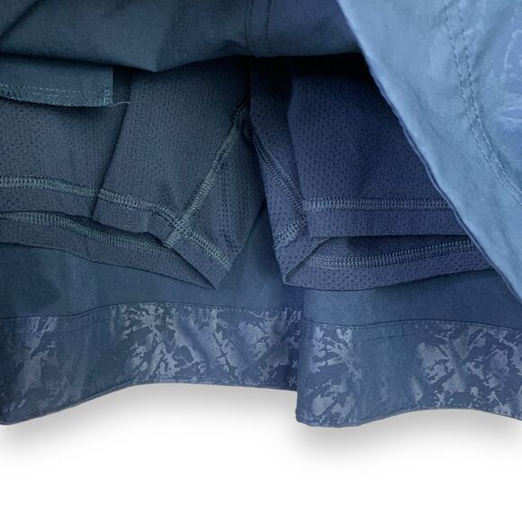 Orvis Womens Embossed Skort Size M Skirt Pull On Pockets Blue Hiking Active - Picture 5 of 8